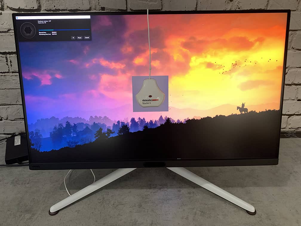 BenQ EX321UX and Datacolor SpyderX Pro