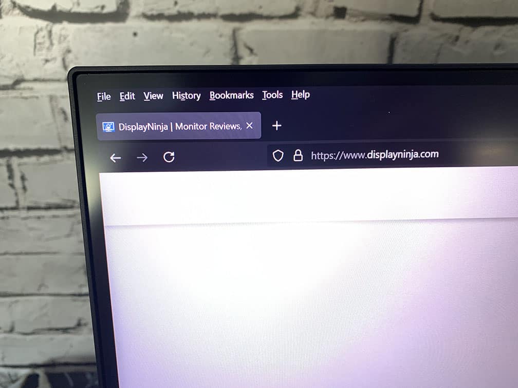 BenQ EX321UX Bezels