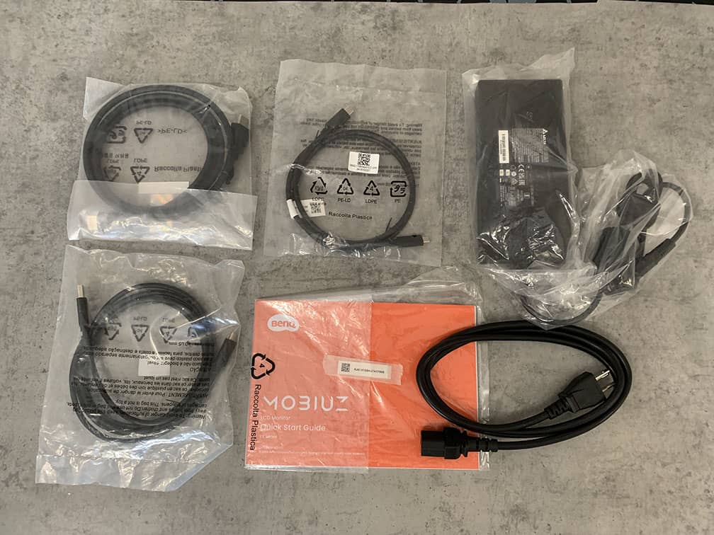 BenQ EX321UX Cables