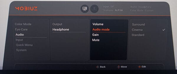 BenQ EX321UX OSD Menu 5