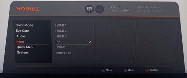 BenQ EX321UX OSD Menu 6