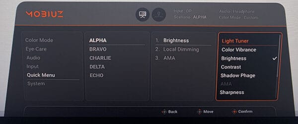 BenQ EX321UX OSD Menu 7