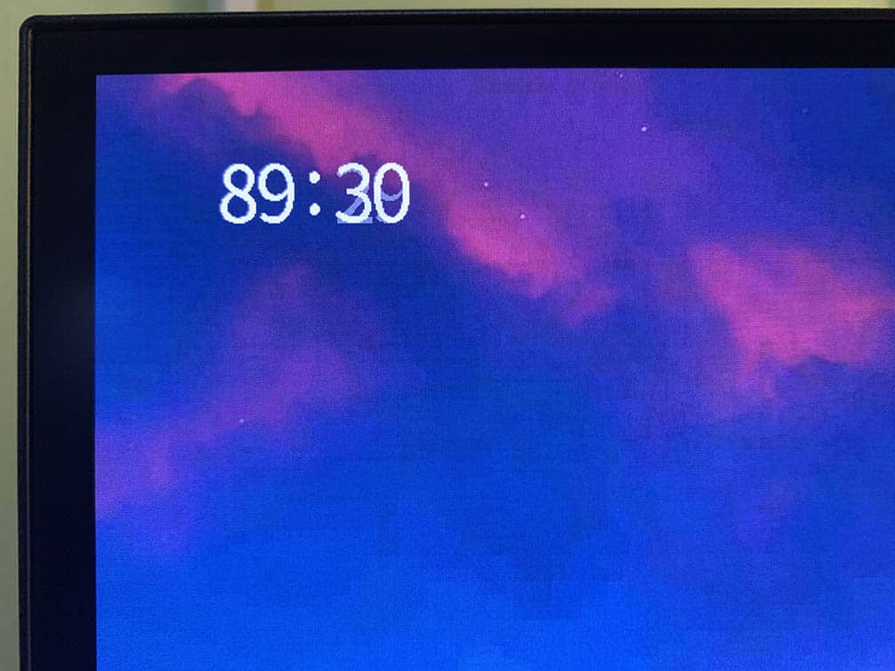 KTC G27P6S On Screen Timer