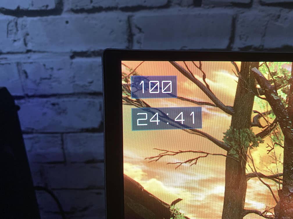 MSI MPG341CQPX On Screen Timers